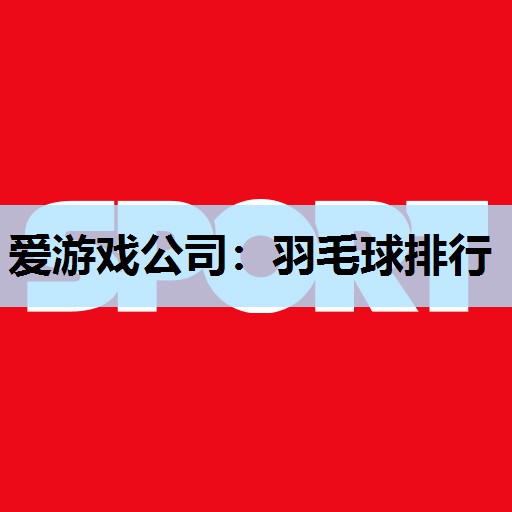 羽毛球排行